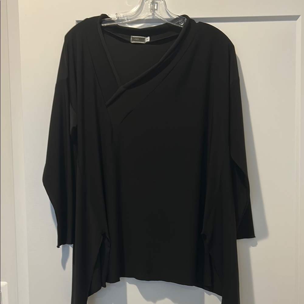 Elegant Black Sympli Women's Top